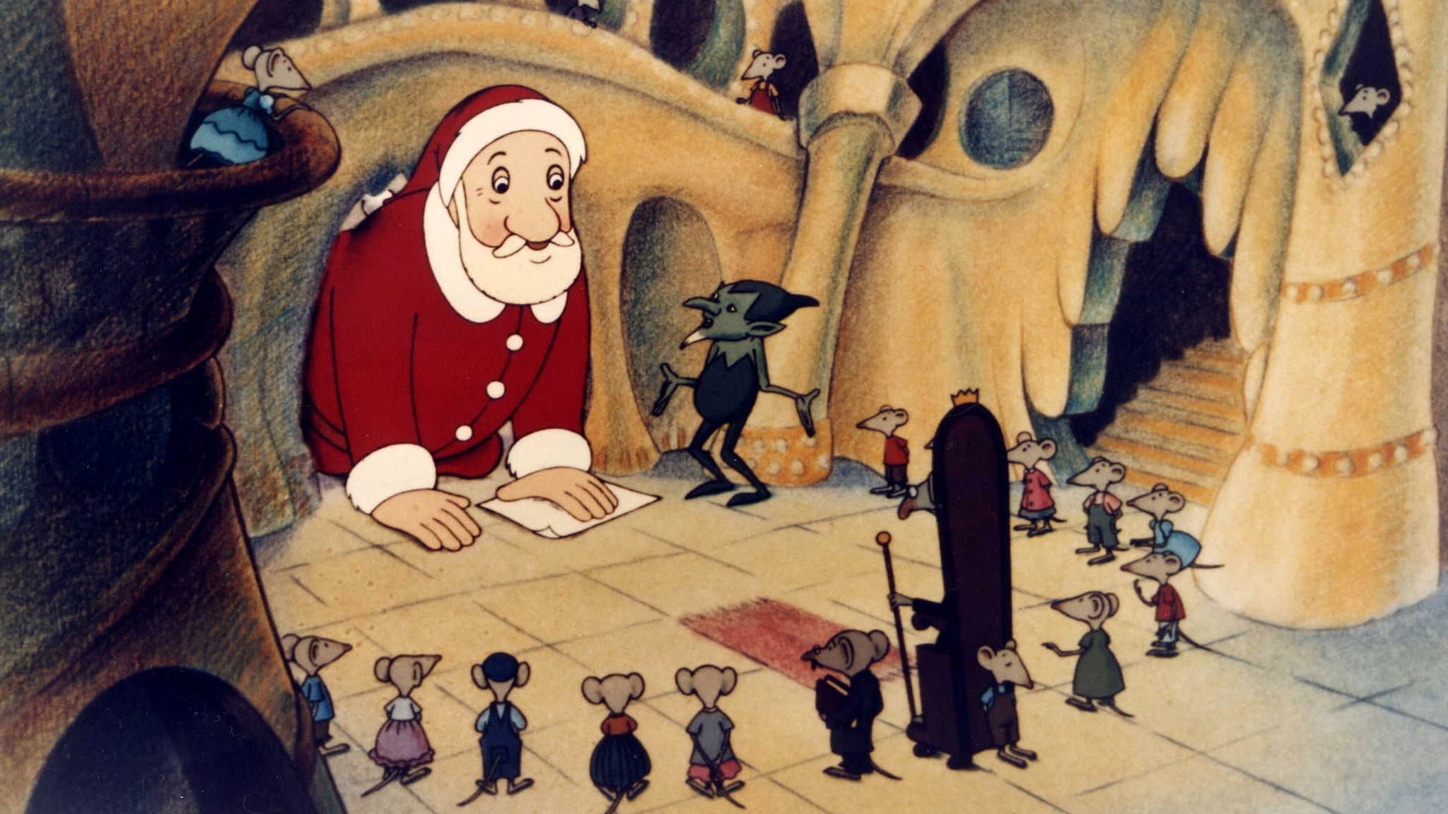 Santa and the Tooth Fairies backdrop