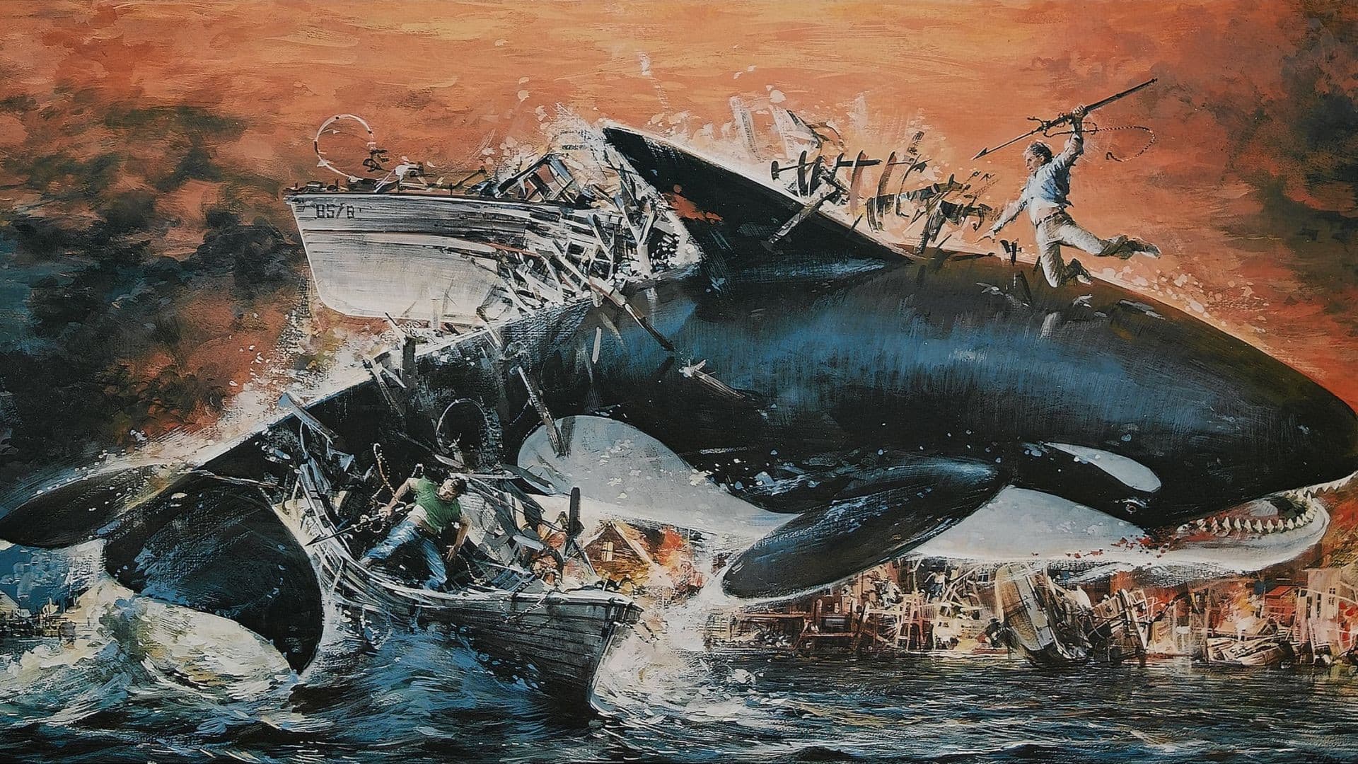 Orca backdrop