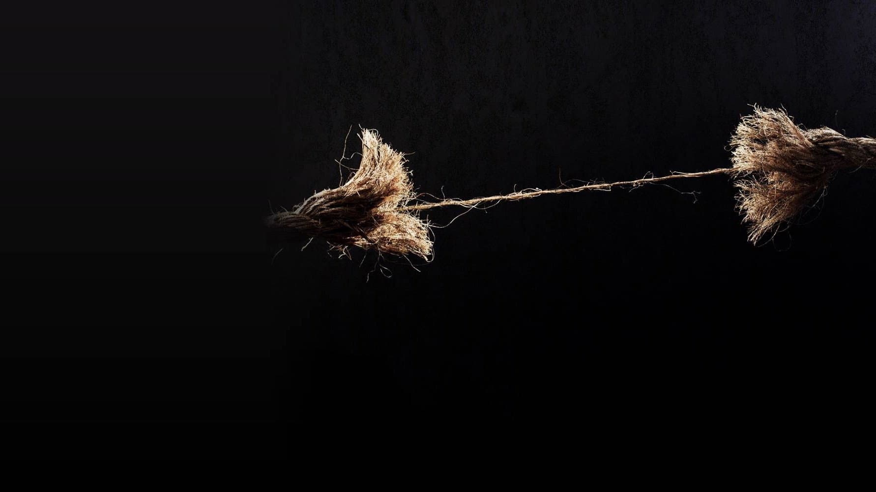 Unraveled backdrop