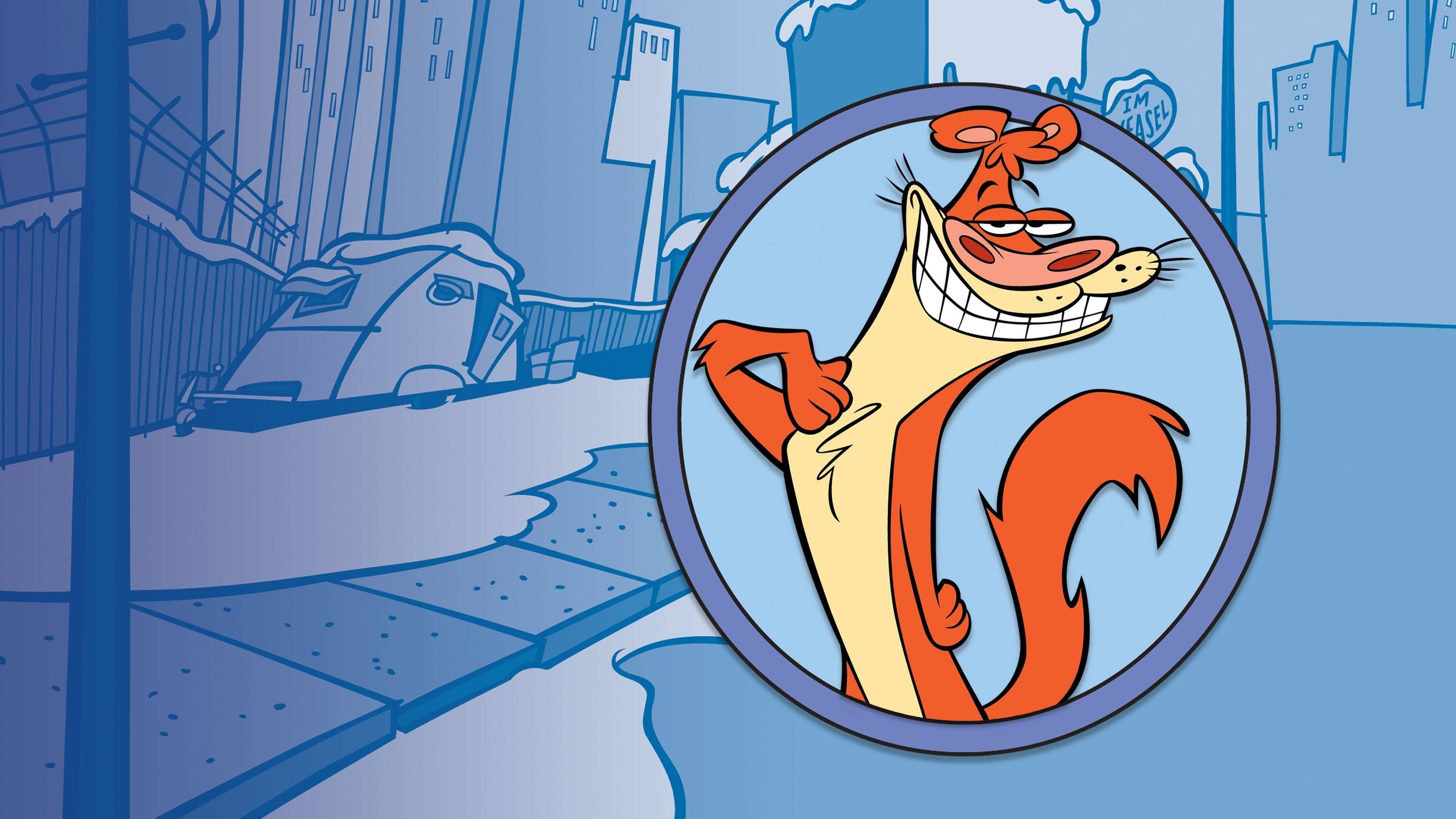 I Am Weasel backdrop