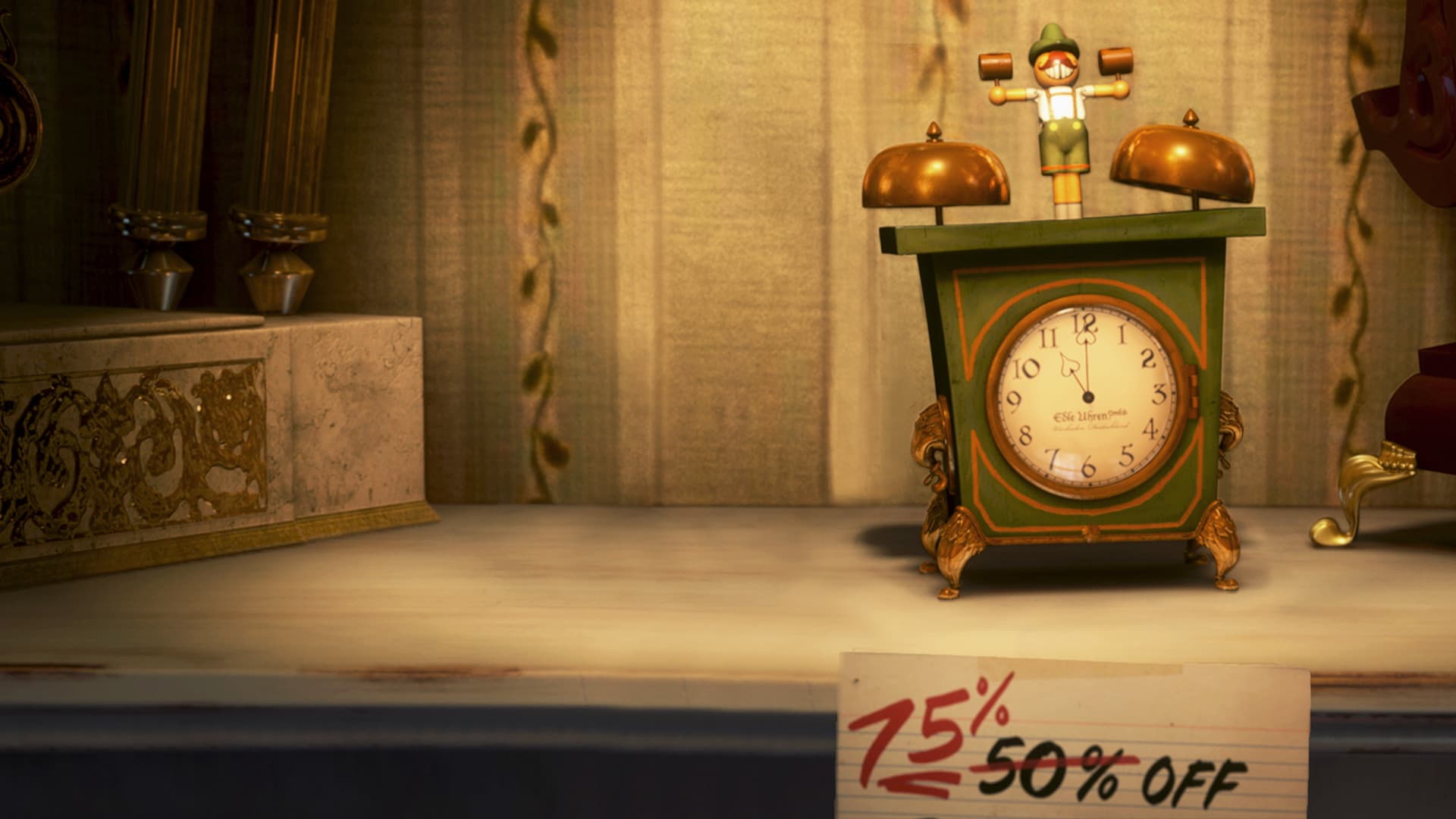 Tick Tock Tale backdrop