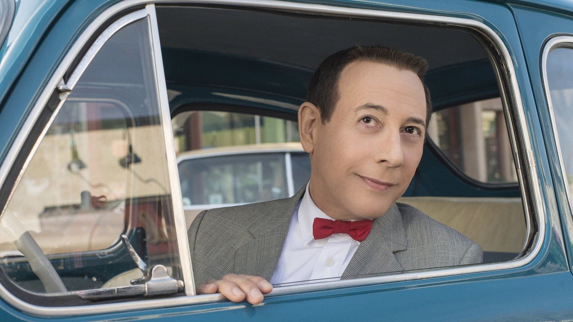 Pee-wee's Big Holiday backdrop