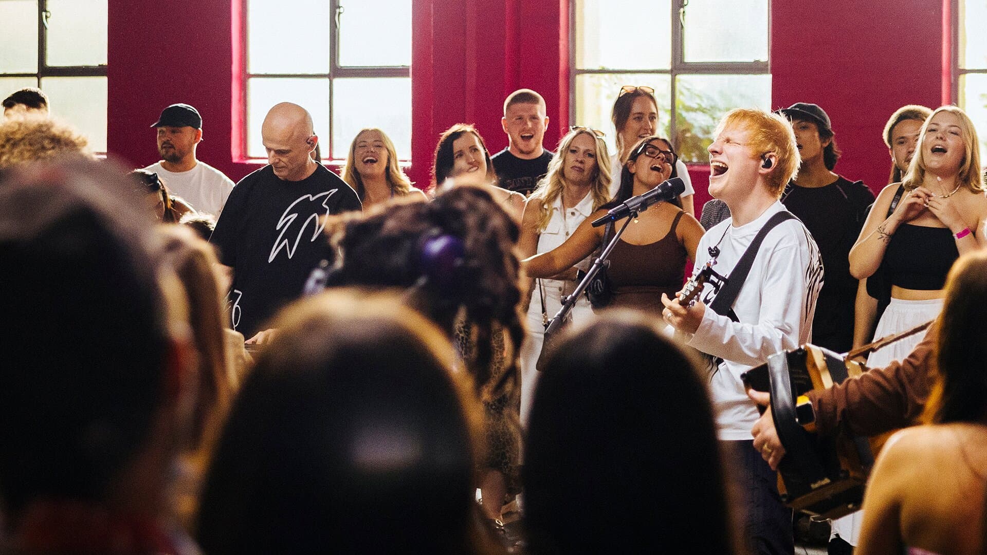 Ed Sheeran: Amazon Music Songline backdrop
