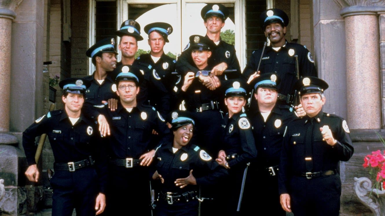 Police Academy backdrop