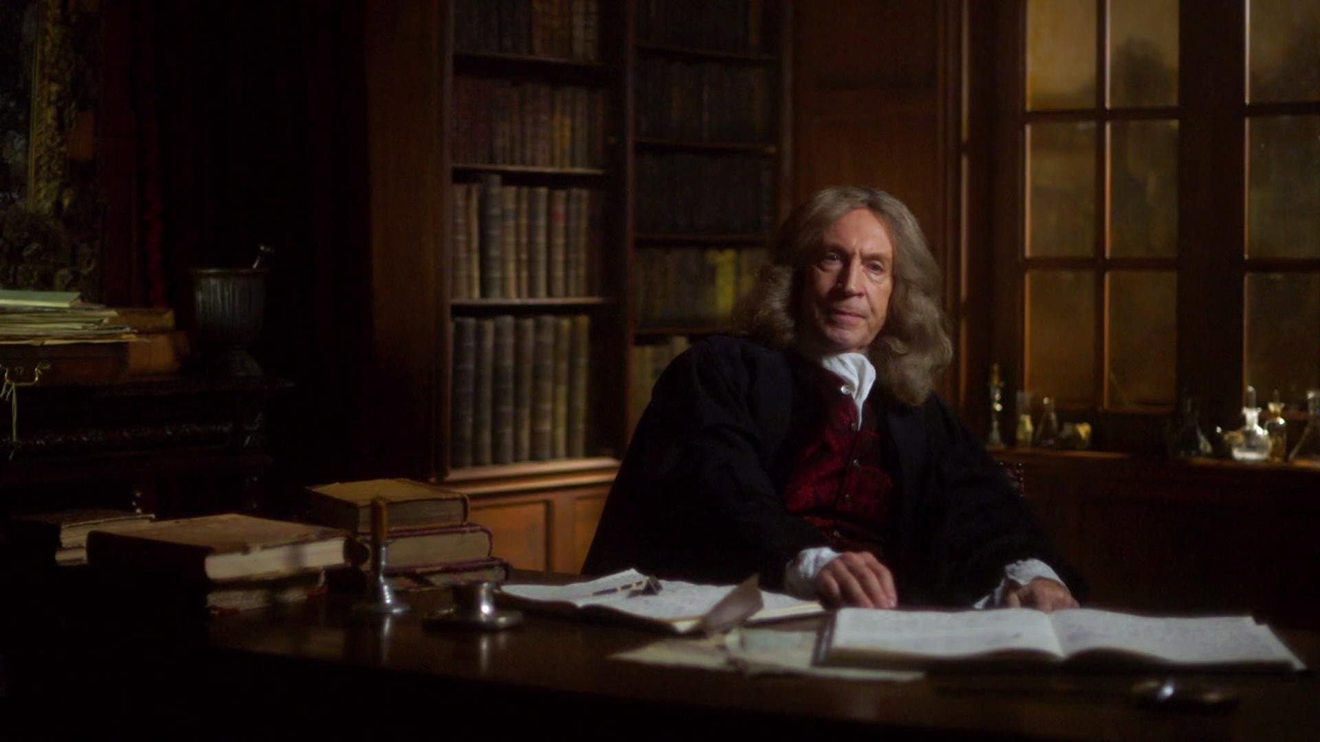 Isaac Newton: The Last Magician backdrop