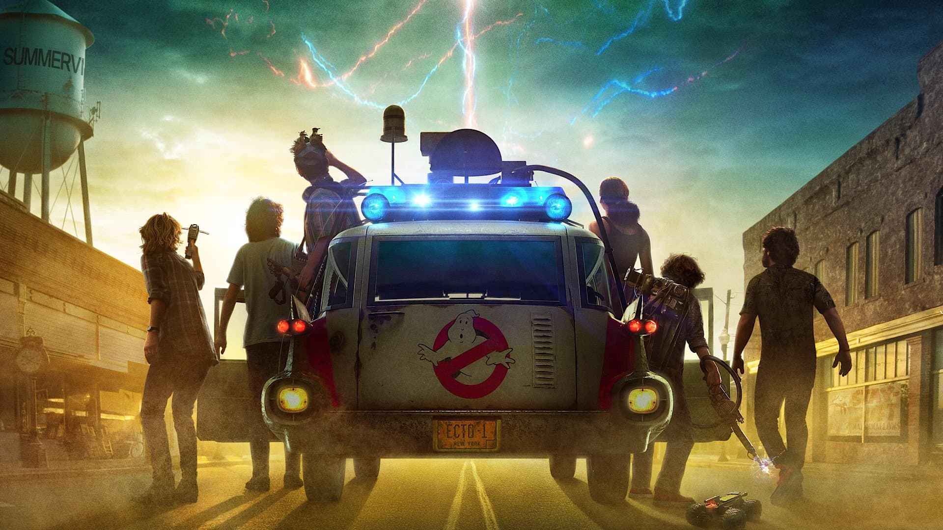 Ghostbusters: Afterlife backdrop