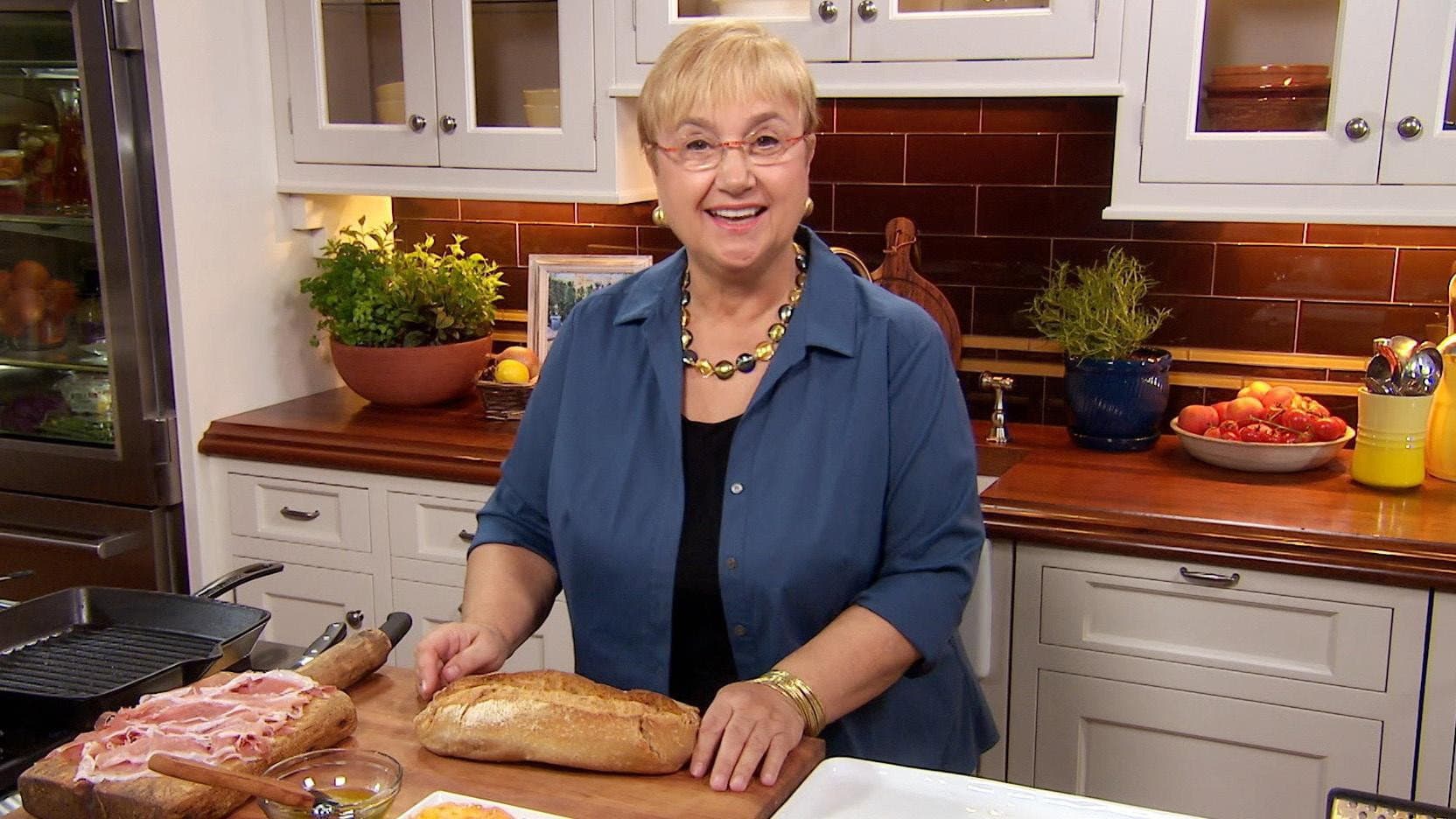 Lidia's Kitchen backdrop