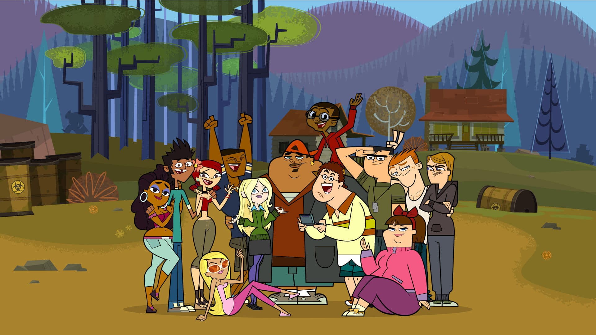 Total Drama: Revenge of the Island backdrop