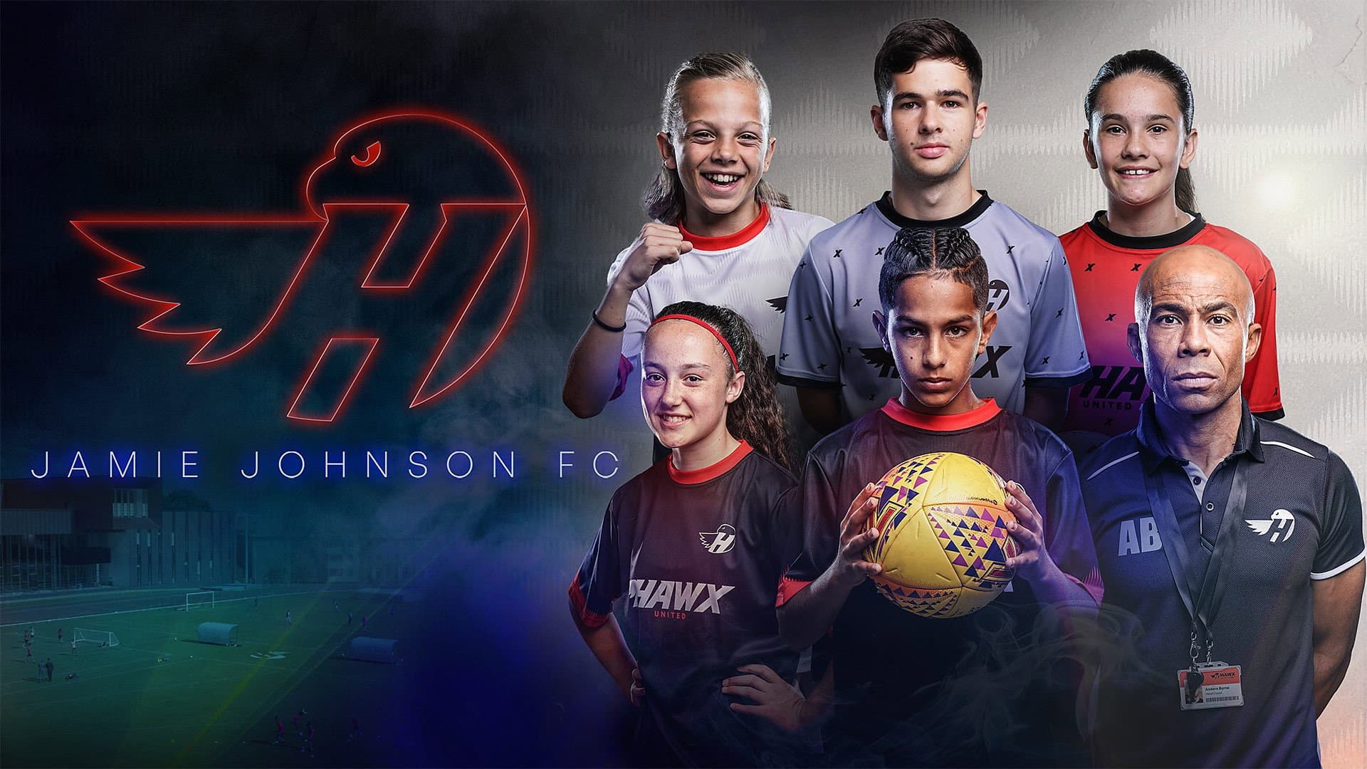 Jamie Johnson FC backdrop