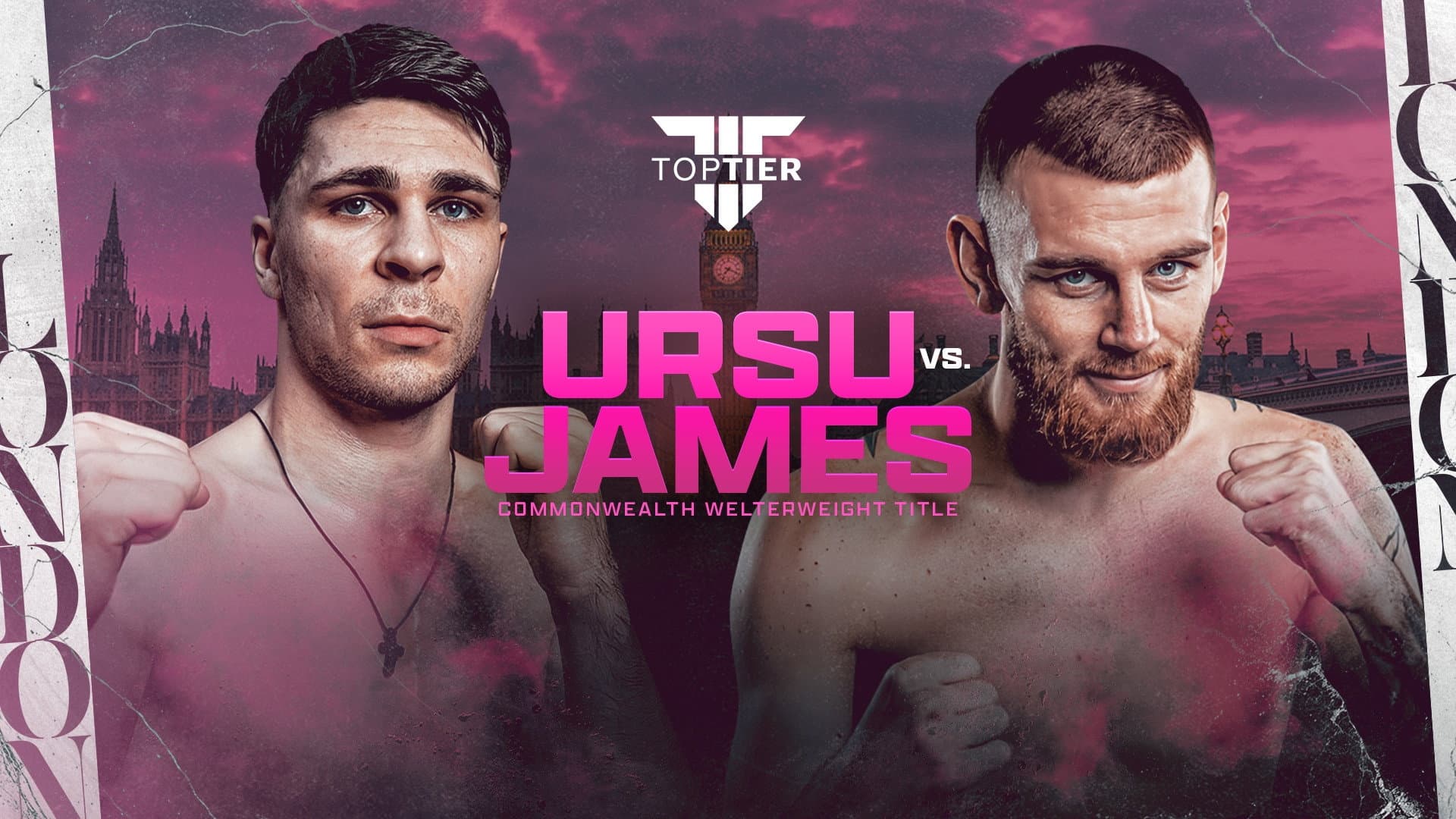 Constantin Ursu vs. Eithan James backdrop