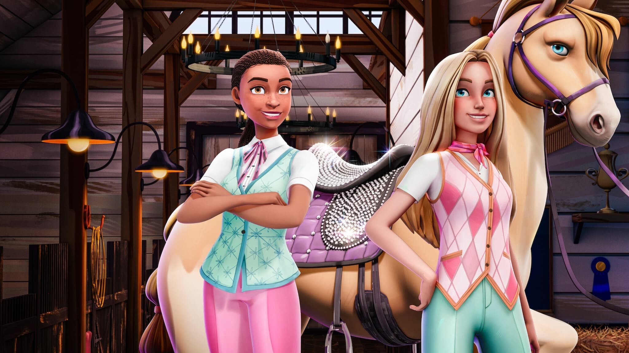 Barbie Mysteries backdrop