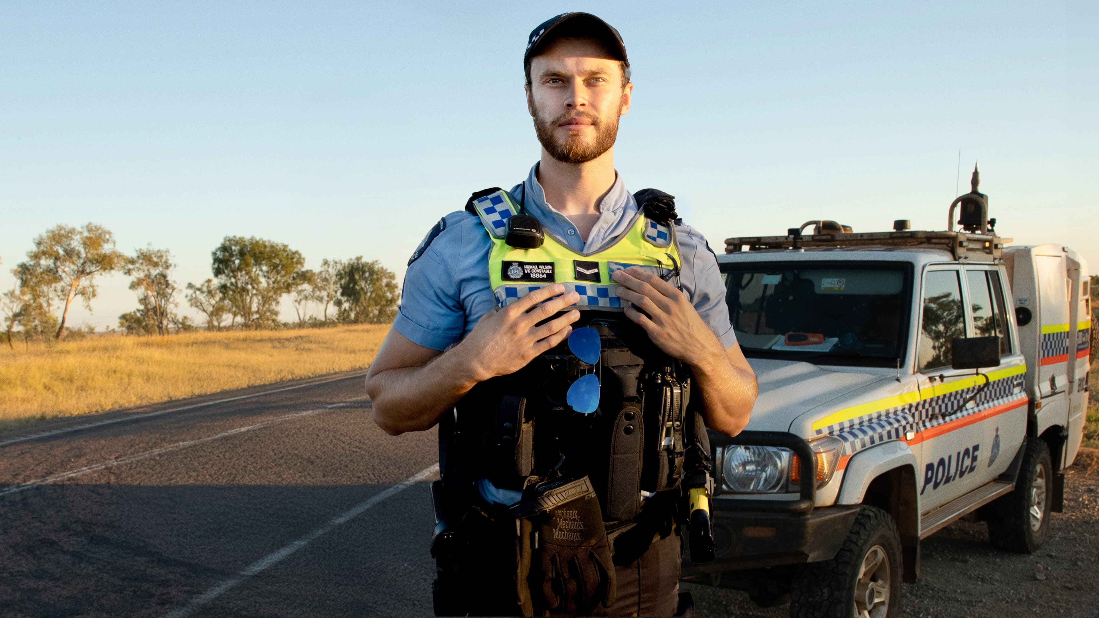Brit Cops Down Under backdrop
