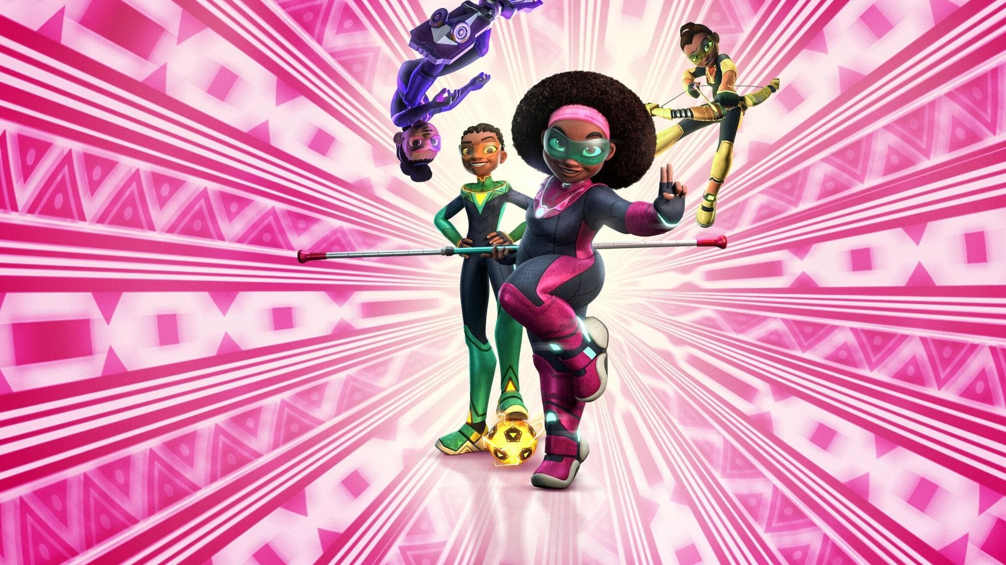 Supa Team 4 backdrop