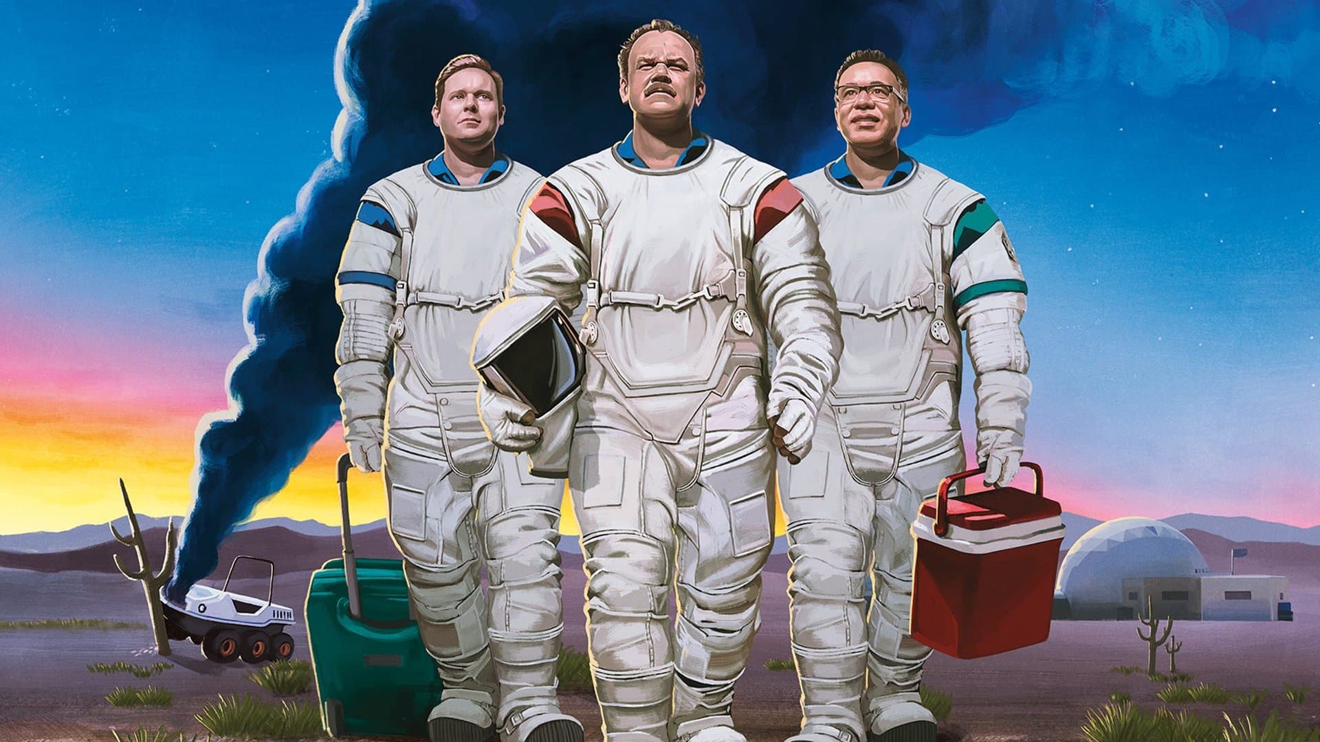 Moonbase 8 backdrop