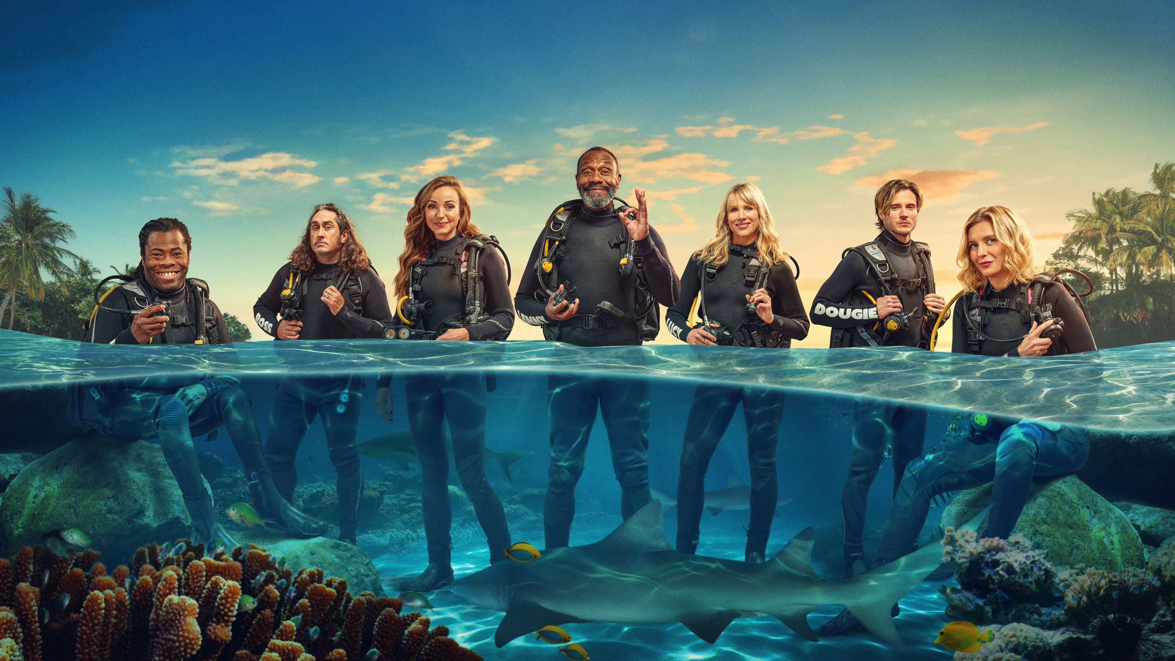 Shark! Celebrity Infested Waters backdrop