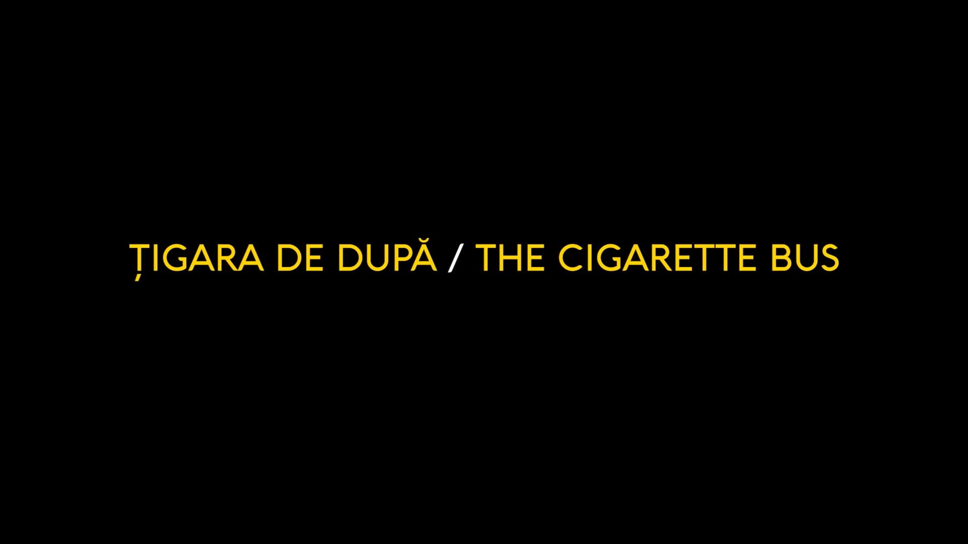 The Cigarette Bus backdrop