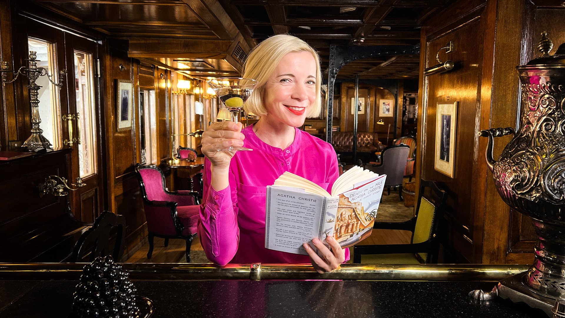 Agatha Christie: Lucy Worsley on the Mystery Queen backdrop