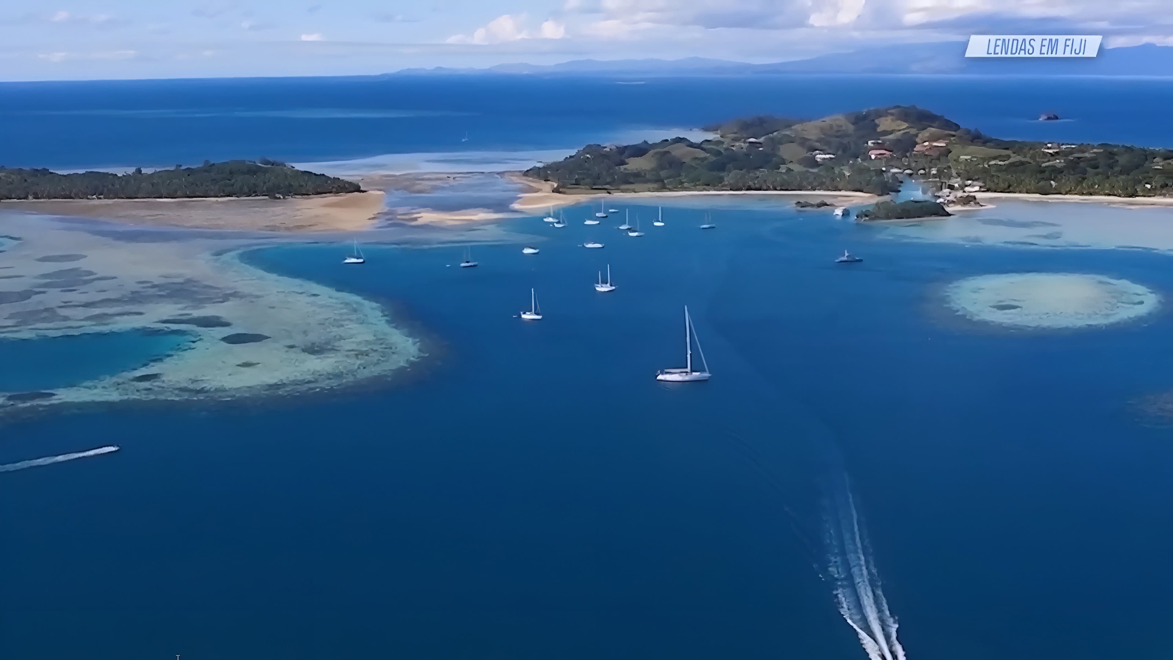 Lendas em Fiji backdrop