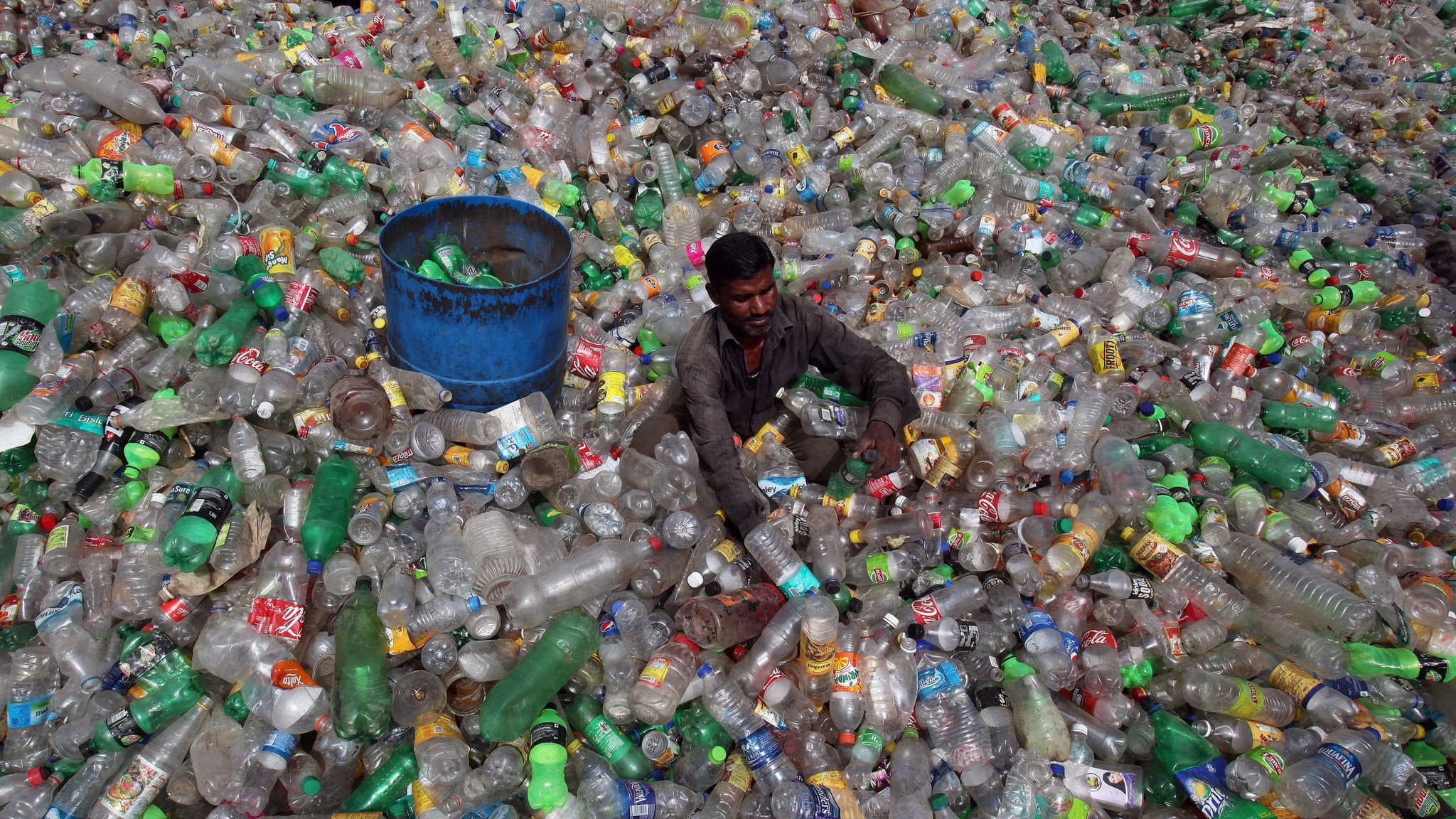 Plastic Planet backdrop