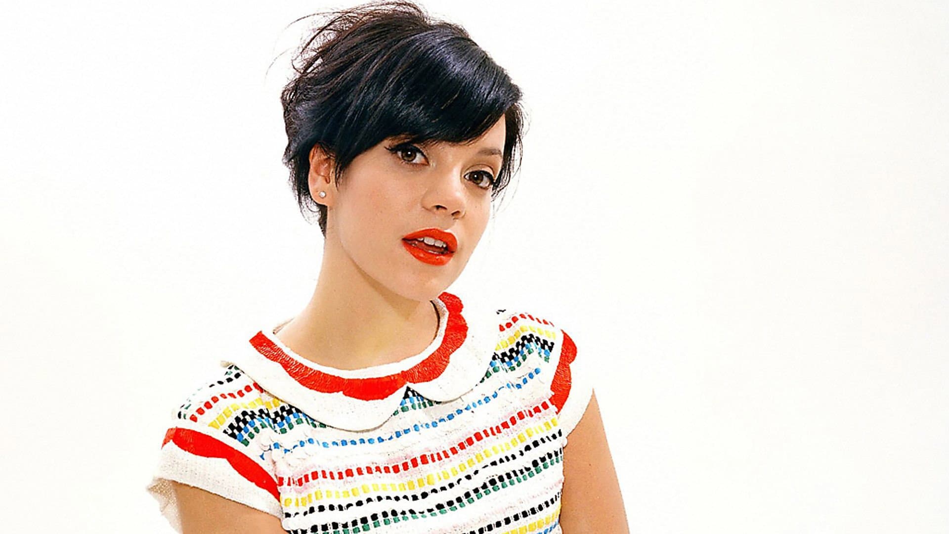 Lily Allen and Friends backdrop