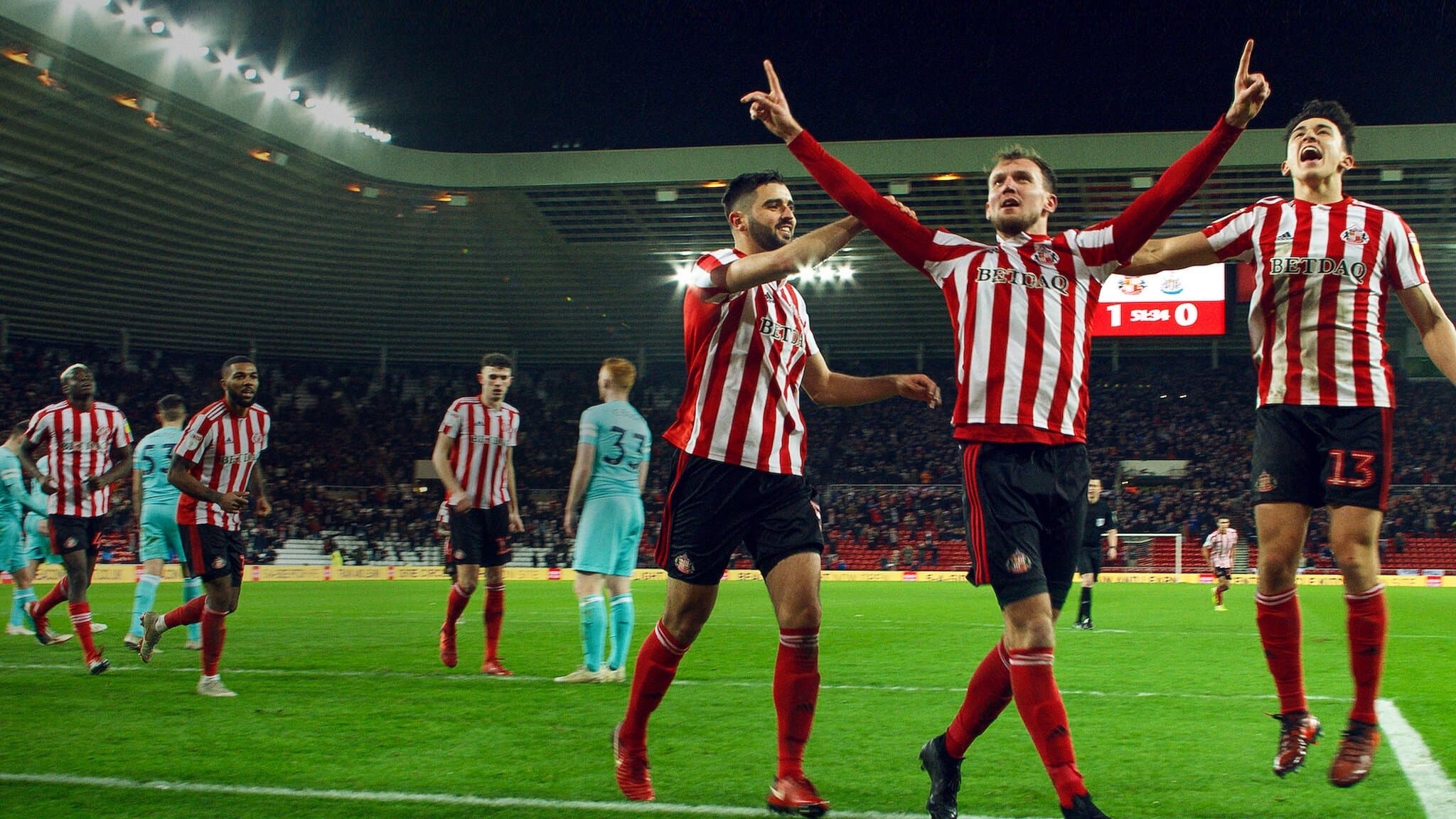 Sunderland 'Til I Die backdrop