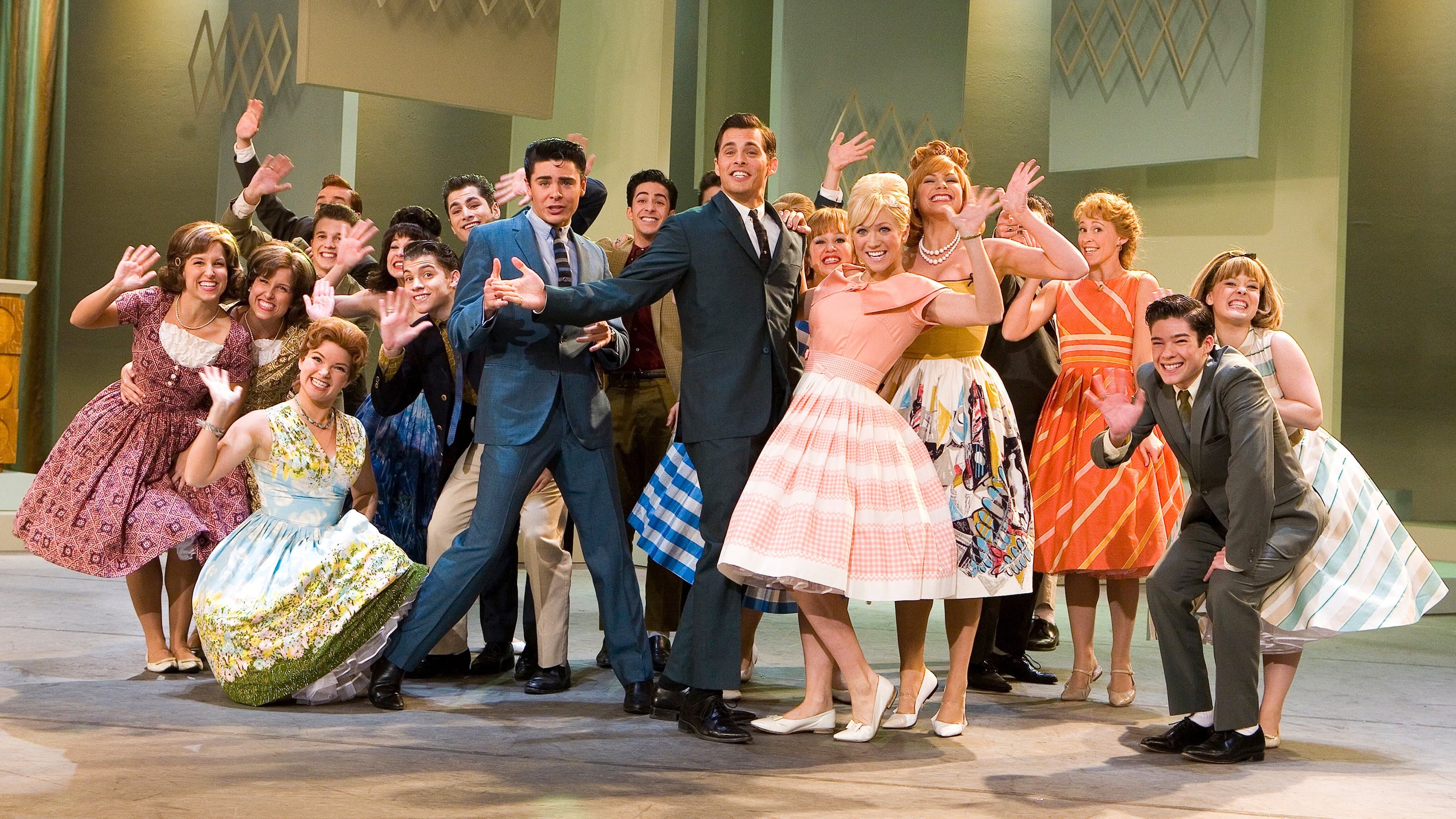 Hairspray backdrop