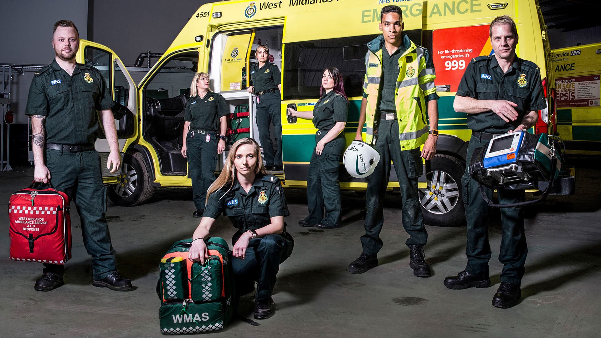 Ambulance backdrop