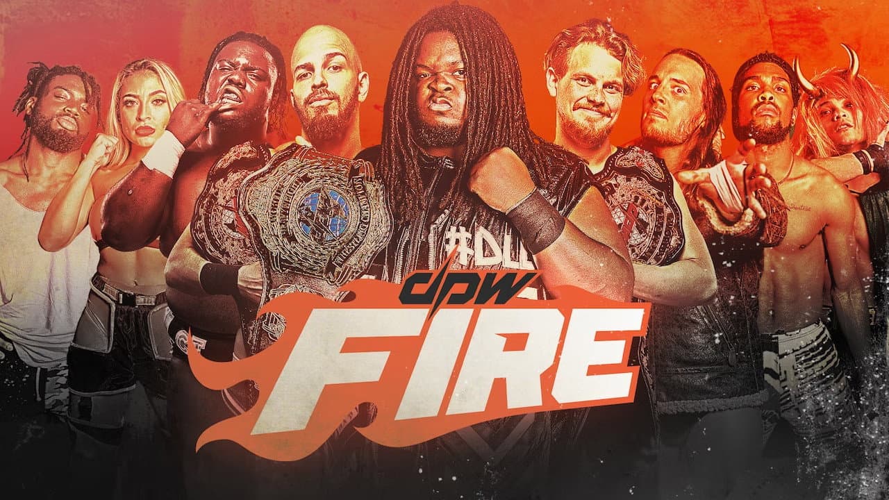 DPW Fire backdrop