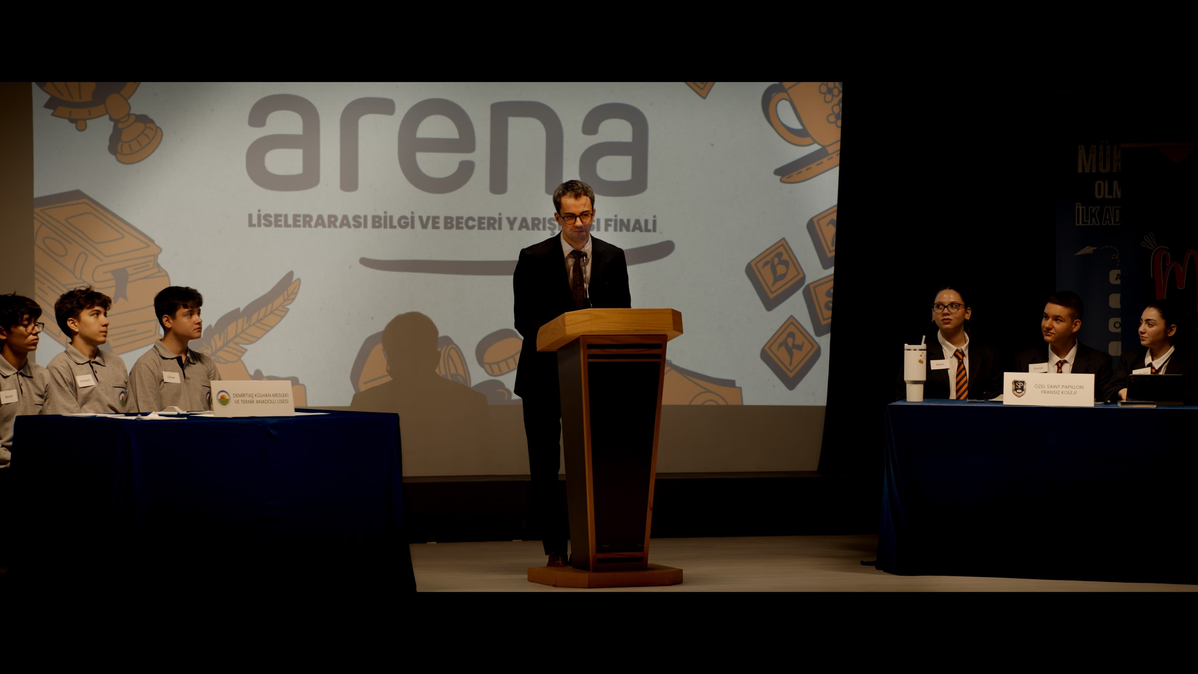 Arena backdrop