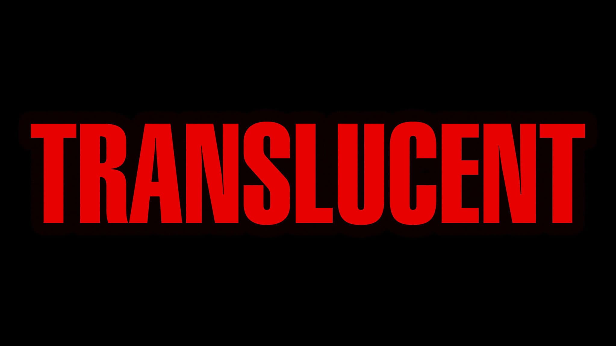 Translucent backdrop