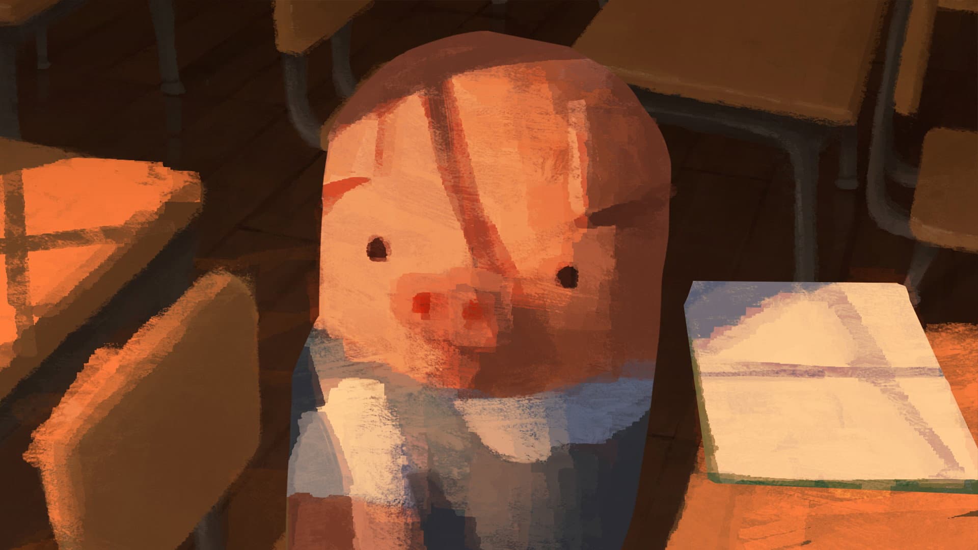 The Dam Keeper backdrop
