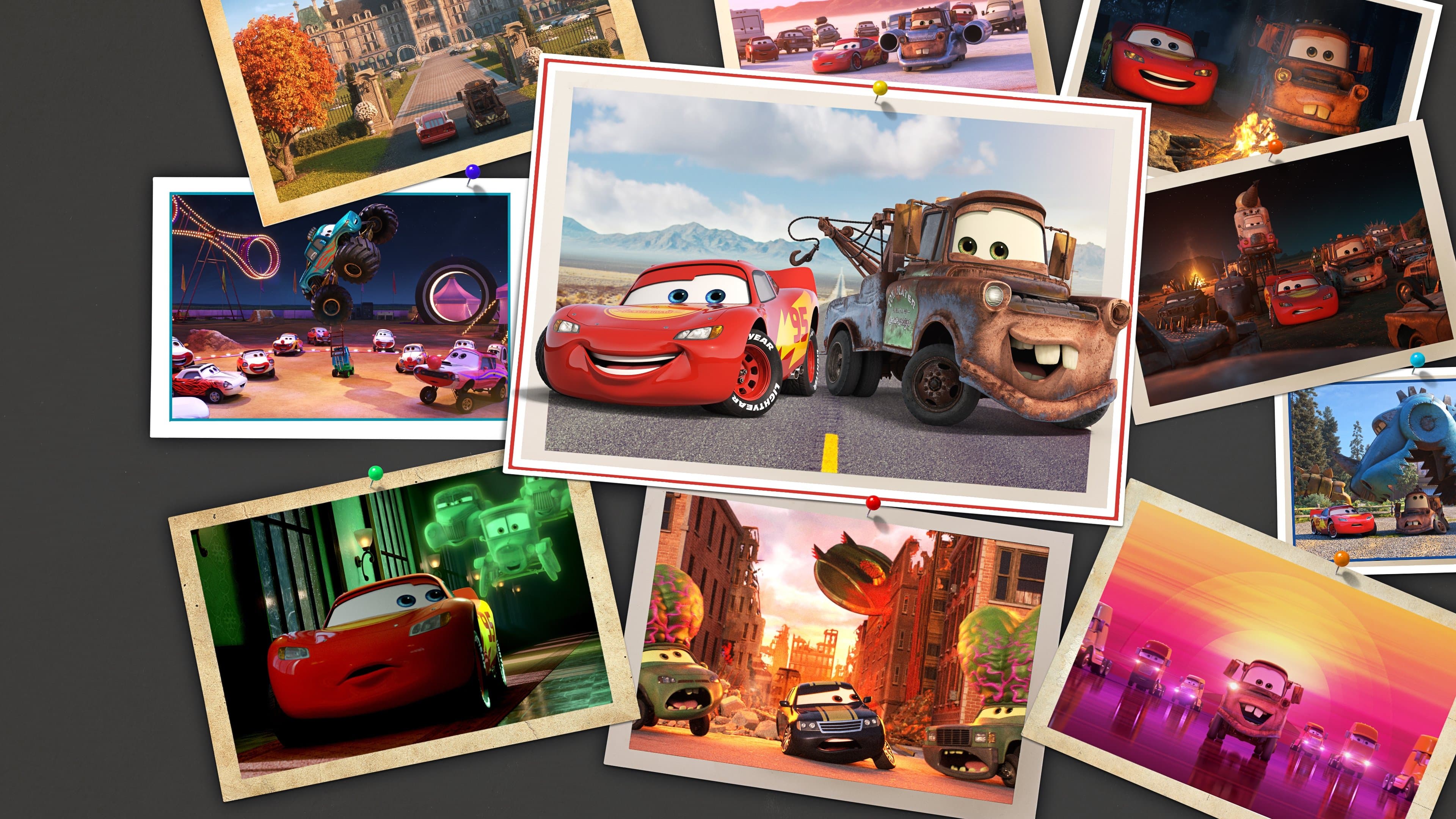 Cars on the Road backdrop