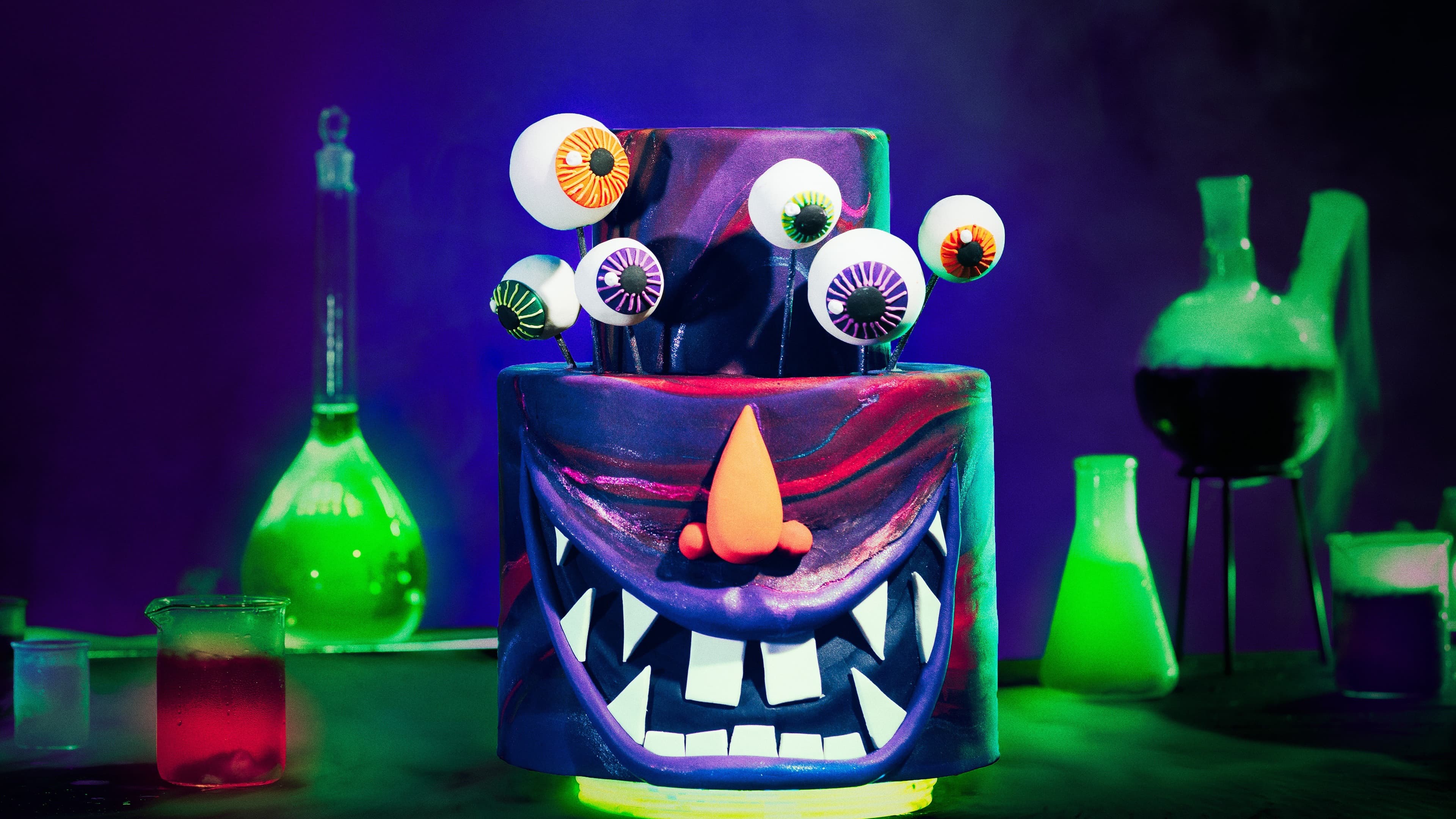 Halloween Baking Championship backdrop