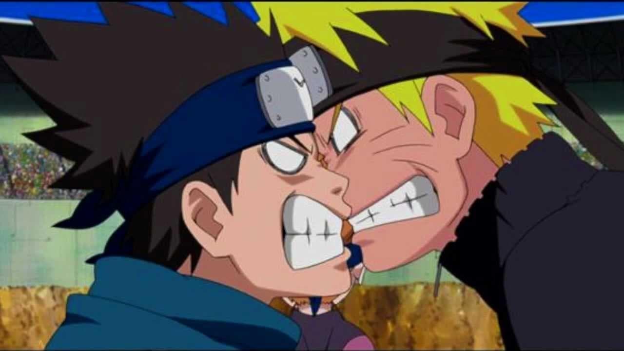 Naruto OVA 9: Chunin Exam on Fire! and Naruto vs. Konohamaru! backdrop