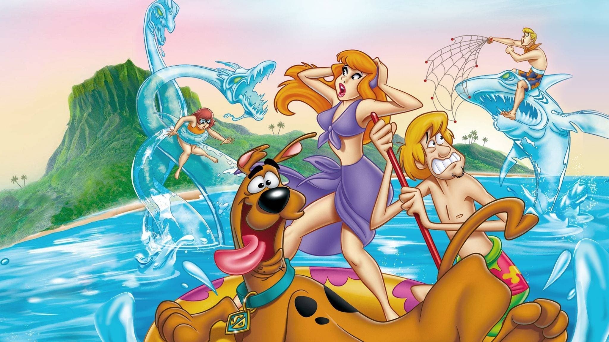 Scooby-Doo! and the Beach Beastie backdrop