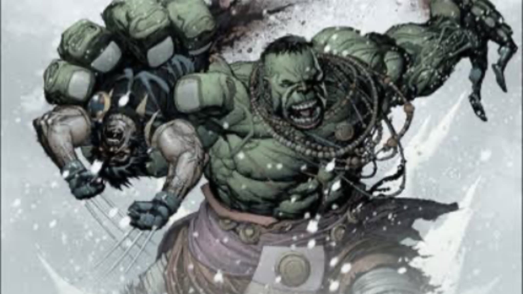 Ultimate Wolverine vs. Hulk backdrop
