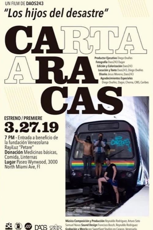 Carta a Caracas "Los Hijos del Desastre" poster