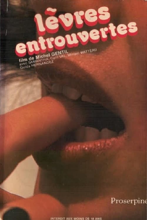 Lèvres entrouvertes poster