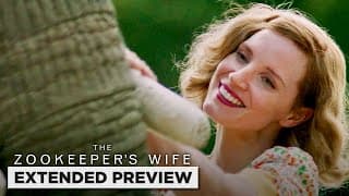 Jessica Chastain Taking Care of Animals