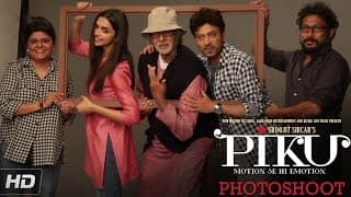 PIKU - Poster shoot | Amitabh Bachchan, Deepika Padukone, Irrfan Khan | In Cinemas Now