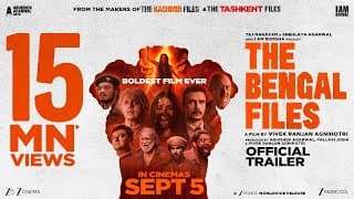 THE BENGAL FILES Official Trailer | Vivek Agnihotri | Abhishek A | Pallavi J | Zee Studios | 5 Sept