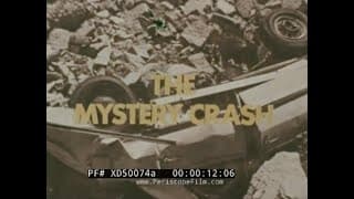 “THE MYSTERY CRASH” 1970S DRIVER'S EDUCATION FILM    DANGERS OF DRINKING AND DRIVING  DUI  57004a