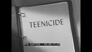 " TEENICIDE "  1950 LOS ANGELES POLICE DEPARTMENT TEENAGE DRIVER'S EDUCATION & TRAINING FILM GG47105