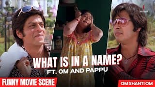 Kya Om Prakash Makhija Banega Hero? | Om Shanti Om | Shah Rukh Khan & Shreyas Talpade | Movie Scene