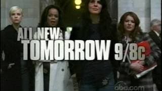 November 2007 - Promo for 'Women's Murder Club'