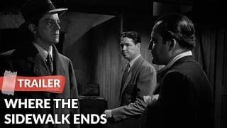Where the Sidewalk Ends (1950) Trailer | Dana Andrews | Gene Tierney