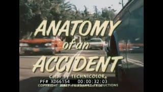 "ANATOMY OF AN ACCIDENT"  1961 DRIVER'S EDUCATION FILM   DEFENSIVE DRIVING TECHNIQUES XD66154