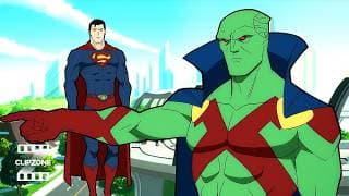 J'onn J'onzz & Superman Fight The Parasite