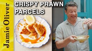 Crispy Prawn Parcels | Jamie Oliver Cooks the Mediterranean