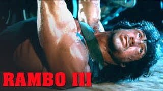 Rambo Under a Tank